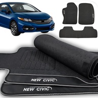 Jogo de Tapetes Automotivos Premium Emborrachado Impermeável para New Civic 2014-2016 (3 Peças) - imagem 1