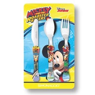 Conjunto de Talheres Disney Kids Mickey - 3 Peças Ergonômicos e Seguros para Crianças - imagem 1