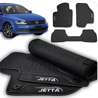 Jogo de Tapetes Automotivos Emborrachados Premium para Jetta 2011-2017 - 3 Peças Impermeáveis - imagem 1