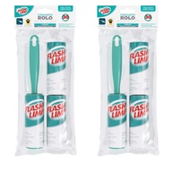 Kit 2x Rolo Adesivo 3 Peças - Remove Pelos, Poeiras e Resíduos com Facilidade - imagem 1