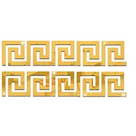 Adesivos de Parede Espelhados Geométricos Dourados – 10 Peças Removíveis 10x10cm para Decoração Moderna - imagem 2