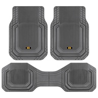 Tapetes de Borracha Cat TerrainGuard: Proteção Total 3 Peças para Carro, Caminhão, SUV e Van - imagem 1