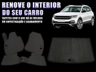 Tapete Borracha T-Cross 2019-2023: Kit Completo 4 Peças (Traseiro Inteiriço + Porta-malas) - imagem 5