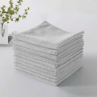 Toalhas de Microfibra com Listras - 10 Peças | Panos de Limpeza Superabsorventes para Cozinha, Banheiro e Vidros - imagem 1