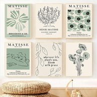 Pôsteres Botânicos Vintage Verde Sálvia - 6 Peças para Decoração Moderna e Boho - imagem 2