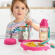 Pote Térmico Skip Hop Zoo Lhama com Talher - 2 Peças | Mantém Refeições Frescas e Organizadas - imagem 3