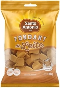SANTO ANTONIO ALIMENTOS FONDANT DE LEITE PEDACOS PCT 160G - imagem 2