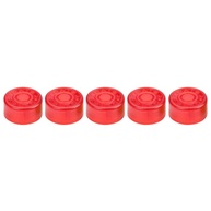 Kit 5 Protetores Plásticos Vermelhos para Footswitch de Pedais - Proteção e Estilo! - imagem 1