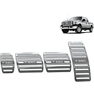 Pedaleira Ford F-250 Manual Aço Inox: Proteja e Esportivize - imagem 1
