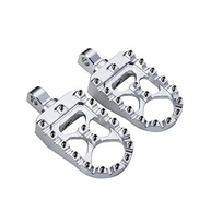 Pedaleiras CNC Rotativas 360° Estilo Bobber Chopper MX para Harley Davidson - Prata - imagem 2