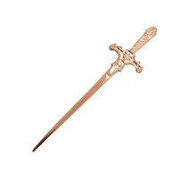 Adaga Cigana em Metal Cobre com Pedra Vermelha - 15 cm - Simbolismo e Estilo - imagem 3