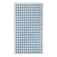 Cartela de Pedras Adesivas Meia Pérola 6mm Azul Claro - Toque de Elegância DIY - imagem 3