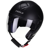 Capacete Peels Freeway New Classic Preto Fosco: Estilo e Segurança para Sua Moto - imagem 1