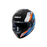 Capacete Moto Fechado Peels Spike II BSN Preto/Azul - Segurança e Estilo para Sua Pilotagem - imagem 3