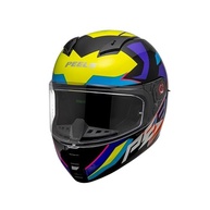 Capacete Fechado Peels Icon Pro Fusion Preto/Amarelo 56: Segurança e Conforto com Óculos Interno - imagem 3