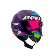 Capacete Peels Freeway Hype Aberto Roxo/Pink - Estilo e Segurança para Sua Moto - imagem 5