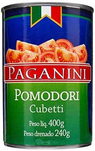 Pomodori Pelati Paganini Cubos 400g - imagem 2