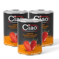 TOMATE PELATI CIAO 400GR PACK 3 - imagem 1