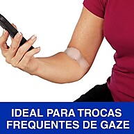 Fita Micropore Nexcare Bege 50MM x 4,5M – Conforto e Segurança na Pele - imagem 2