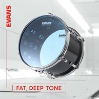 Pele de Bateria Evans Preta Porosa 14" B14HBG: Som Profundo e Durabilidade Máxima - imagem 4