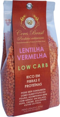 Lentilha Vermelha Sem pele e Sem Glúten Ceres 400g - imagem 1