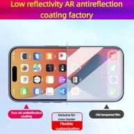 Película Anti-Reflexo iPhone 15/14: Visão Perfeita! - imagem 1