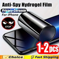 Película Anti-Spy de Hidrogel para iPhone: Privacidade Real - imagem 1