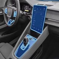 Proteção Premium para Polestar 2 (2021-2024): Película TPU Antiarranhões para Console Central e Multimídia - imagem 1