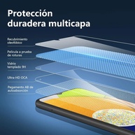 Película de Vidro A02/A02s: Proteção 9H Antirrisco - imagem 4