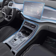 Película Protetora TPU para Console Central BYD Qin Plus: Proteção e Estilo para seu Carro - imagem 1