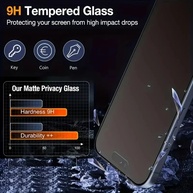 Película Privacidade Fosca iPhone + Aplicador Fácil - imagem 4
