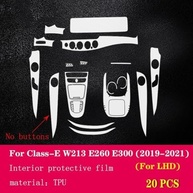 Película Protetora TPU Invisível para GPS Mercedes-Benz Classe E W213 (2019-2021) - Alta Definição e Durabilidade - imagem 2