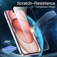 Película iPhone 15 Pro Max/16 Pro: Vidro Totalmente Transparente - imagem 1
