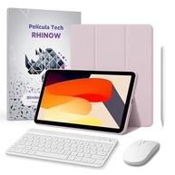 Kit Capa Slim para Xiaomi Redmi Pad SE 11": Película de vidro + Caneta Precision + Teclado e Mouse (Rhinow) (Azul Escuro) - imagem 1