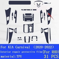 Película Protetora TPU Transparente para Console Central KIA Carnival 2020-2023: Proteção Antiarranhões e Estilo - imagem 4