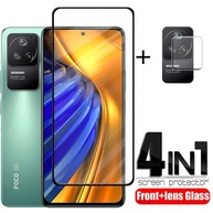 Película Poco F4: Proteção 9H + Lens 4 em 1 - imagem 1