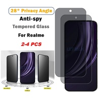Película Privacidade Anti-Spy Realme 9 10 11 12 13 Pro+ Vidro - imagem 1