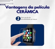Película Cerâmica 9D Full para QCY GTS8 GTS7 44mm: Proteção Total e Estilo! - imagem 5