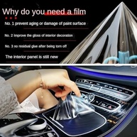 Proteção Premium para VW ID.4 X Pro 2021-2024: Película TPU Transparente Anti-Risco para Console Central - imagem 5