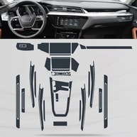 Película Protetora TPU para Painel Central Audi e-tron 45 55 2020-2023 - Fosco/Transparente Anti-arranhões - imagem 3