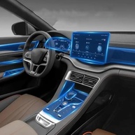 Proteja seu BYD Song Plus DMI EV 2021-2024: Película TPU Transparente para Tela de Navegação - imagem 2