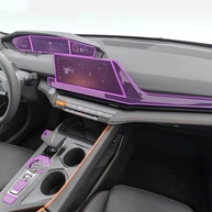 Proteção Premium para Changan UNI-V 2022-2023: Película TPU Transparente Antiarranhões para Painel e Console - imagem 1