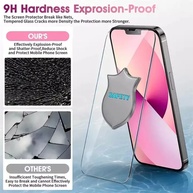 Película de Vidro iPhone: Proteção 9H 4 Unidades - imagem 4