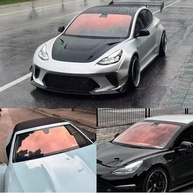 Película Automotiva XhuangTech Camaleão Vermelha 50cm x 3m - 80% VLT | Proteção UV, Isolamento Térmico e Privacidade - imagem 2