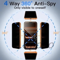 Kit 3 Películas de Privacidade iPhone: Proteção Anti-Spy - imagem 2