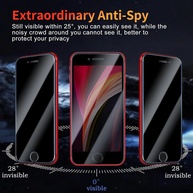 Kit 3 Películas de Privacidade Anti Spy para iPhone 7/8/SE - imagem 2