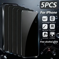 Kit 5 Películas de Privacidade para iPhone – Vidro Temperado Anti-Espião - imagem 2
