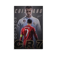 Pôster Cristiano Ronaldo em Tela 40x60cm - Decore com Estilo e Paixão pelo Futebol - imagem 2