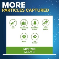 Filtrete 20x20x1 MPR 700 MERV 8: Respire Ar Puro com 4 Filtros de Poeira, Pólen e Pelos - imagem 5