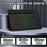 Capa Teclado iPad BETTDOW com Suporte Magnético para Apple Pencil - imagem 2
